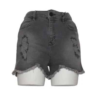 Jeansshorts (Grå) fra Fit Jeans Bomuld, Elastan