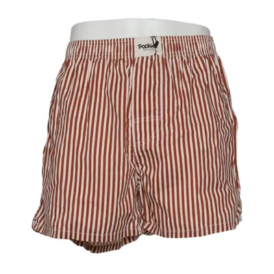 Pajama shorts (Brown, White) from Pockies Cotton
