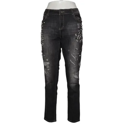 Jeans (Gray) from Vestino Cotton, Elastane, Polyester