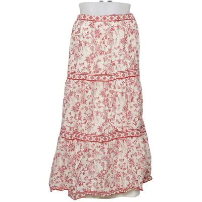 Maxi rok (Wit, Rood) van Japna Katoen