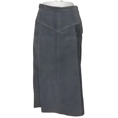 Läderkjol (Grå) från Gala