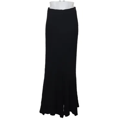 Maxi skirt (Black) from Sylvia Heise Polyamide, Viscose, Wool