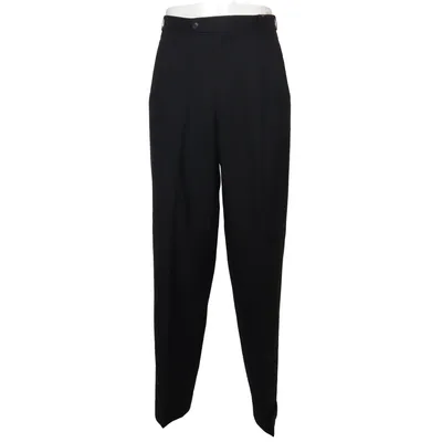 Pantalon de costume (Noir) de Masterhand Viscose, Laine