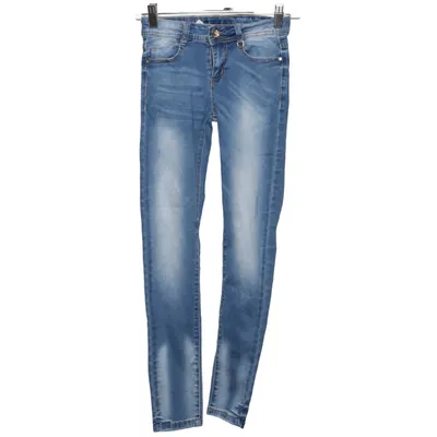 Jean (Bleu) de La Petite Parisienne Coton, Élasthane