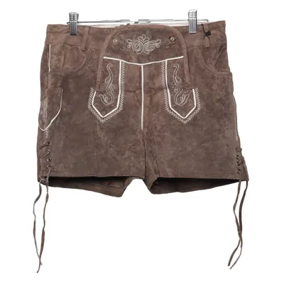 Lædershorts (Brun) fra Waldschütz Læder, Polyester