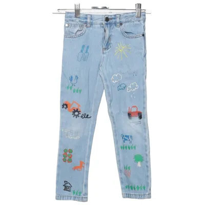 Jeans (Blue, Multicolored) from Stella McCartney Kids Cotton, Polyester