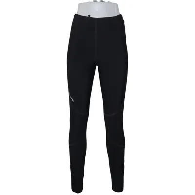 Pantalon thermique (Noir) de Löffler Coton, Élasthane, Polyamide