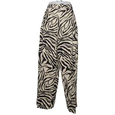 Palazzo broek (Beige, Zwart) van Topshop Linnen, Polyester, Viscose