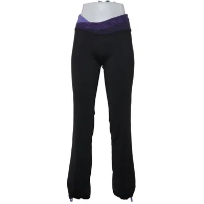 Sporthose (Schwarz, Lila) von H&M Sport Elasthan, Polyester