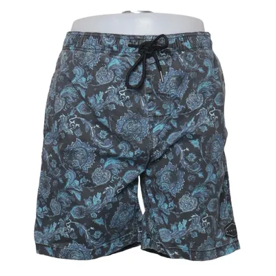 Badeshorts (Schwarz, Blau) von Rusty Baumwolle, Elasthan