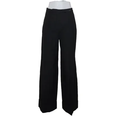Pantalon patte d'éléphant (Noir) de John Galliano Laine