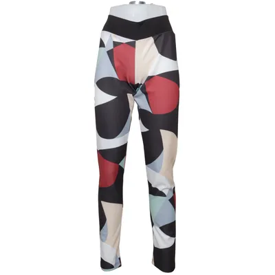 Collants de sport (Noir, Multicolore) de Risskio Élasthane, Polyester