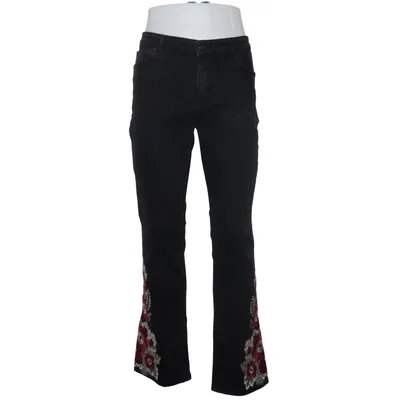 Spijkerbroek (Zwart, Meerkleurig) van Mango Denim & Tees Katoen, Elastaan, Polyester