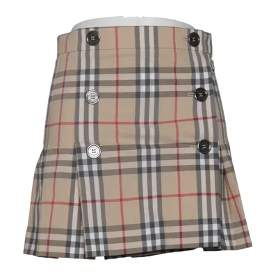 Rock (Beige, Schwarz, Rot) von Burberry Brit Baumwolle, Elasthan, Polyamid