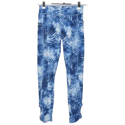 Träningstights (Blå, Vit) från Lands' End Elastan, Polyester