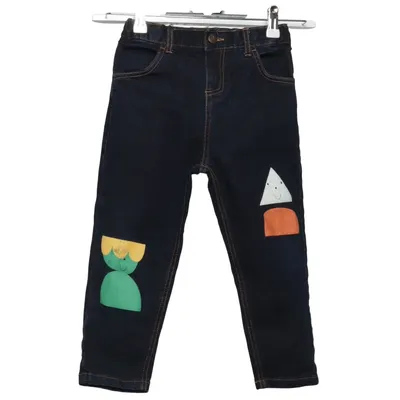 Jeans (Blå, Flerfarvet) fra Bobo Choses Bomuld, Elastan