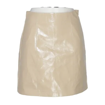 Jupe en vinyle (Beige) de Edited Polyester, Polyuréthane, Viscose