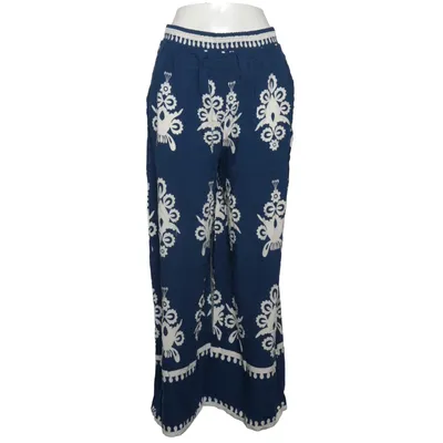 Pantalon patte d'éléphant (Bleu, Blanc) de Hailys Viscose