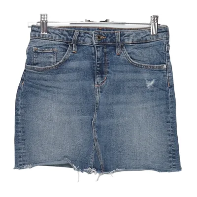Jeansnederdel (Blå) fra H&M Bomuld, Elastan