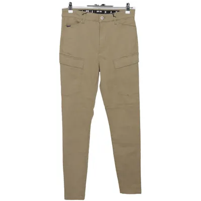 Cargobyxor (Beige) från Raw Elastan, Ekologisk bomull, Återvunnen polyester