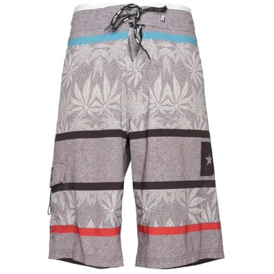 Shorts de bain (Gris, Multicolore) de DGK Élasthane, Polyester