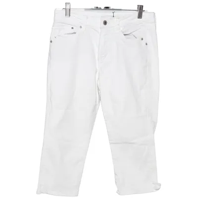 Three-quarter pants (White) from s.Oliver Cotton, Polyester, Viscose