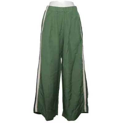 Pantalon patte d'éléphant (Vert) de Oysho Lin, Viscose