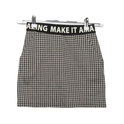 Jupe (Noir, Beige) de A Punto. Élasthane, Polyester