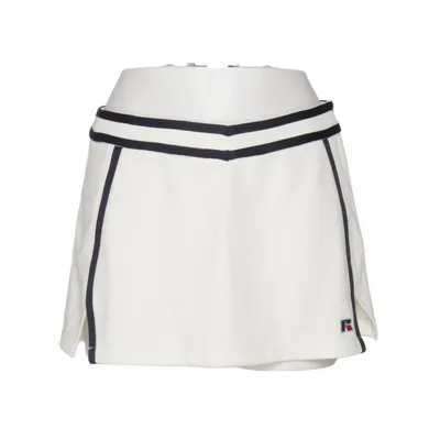 Träningskjol (Vit, Blå) från Russell Athletic Polyamid, Polyester