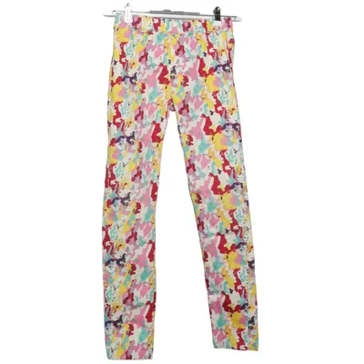 Pants (White, Multicolored) from Pepperts Cotton, Elastane, Polyester
