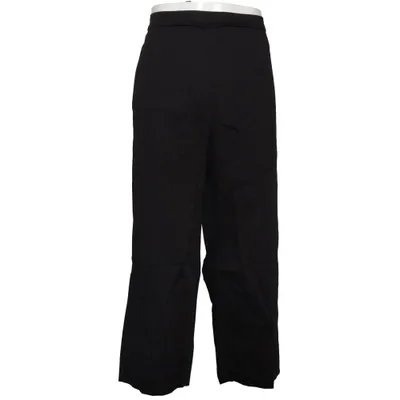 Palazzo pants (Black) from Pure by Ulla Popken Elastane, Organic cotton