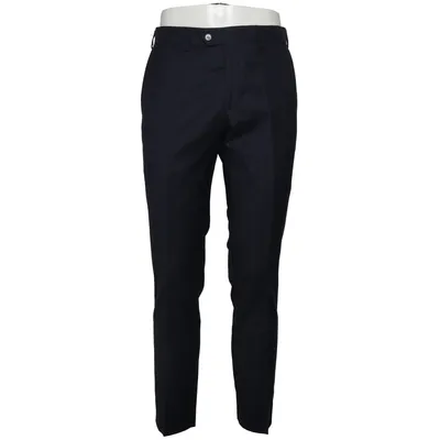 Suit pants (Blue) from Father & Sons Polyester, Wool