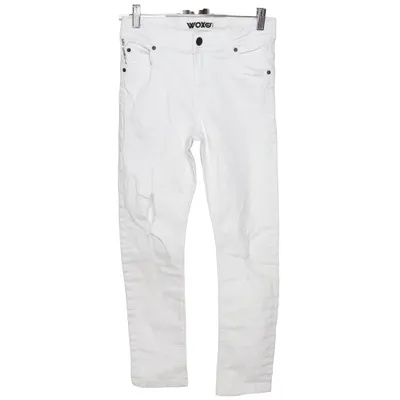 Jeans (White) from Woxo 720° Cotton, Elastane