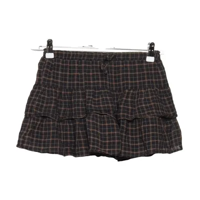 Skirt (Black, Brown) from Zara Acrylic, Viscose