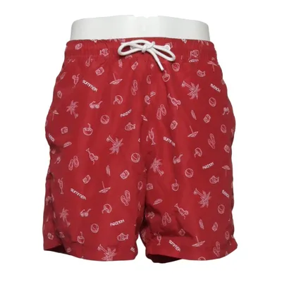 Zwemshort (Rood, Wit) van Trn1961 Polyester