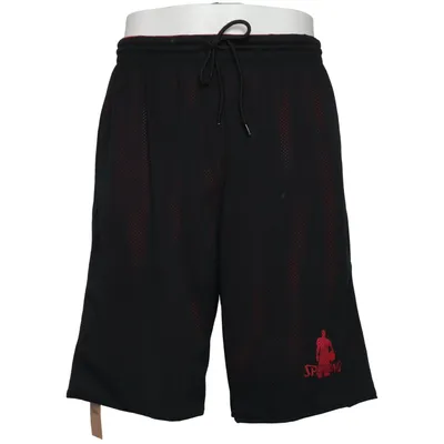 Basketball shorts (Black, Red) from Spalding Polyester