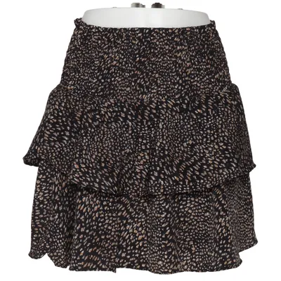 Skirt (Black, Beige) from Retro & Icone Polyester