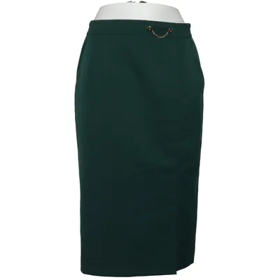 Kjol (Grön) från Delmod Acetat, Elastan, Polyester, Ull