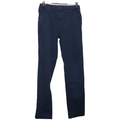 Chinos (Blue) from Nukutavake Cotton, Elastane