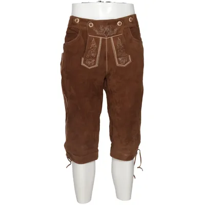 Lederhosen (Brun) fra Spieth & Wensky Bomuld, Læder