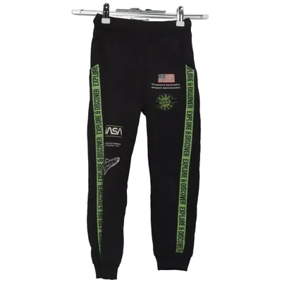 Joggingbroek (Zwart, Groen) van Kaxs by KappAhl Katoen, Polyester