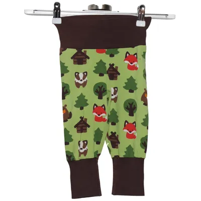 Pants (Green, Brown, Multicolored) from Maxomorra Cotton, Elastane