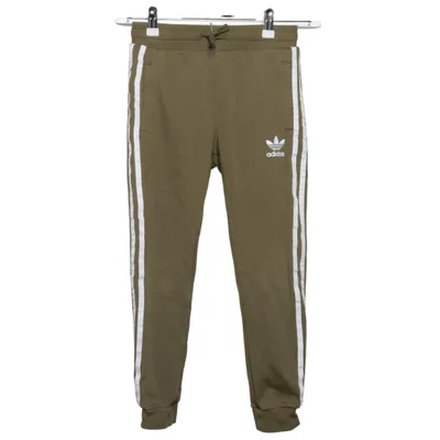 Mjukisbyxor (Grön, Vit) från Adidas Bomull, Återvunnen polyester