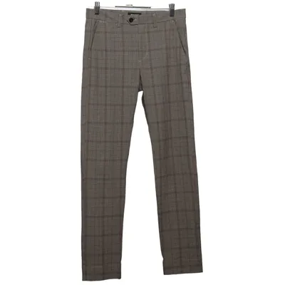 Kostuumbroek (Grijs, Bruin) van Jack & Jones Jeans Intelligence Elastaan, Polyester, Viscose