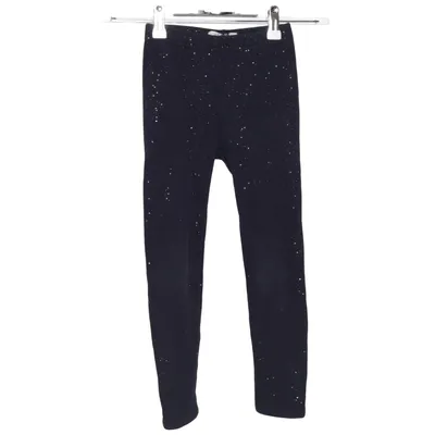 Leggings (Svart, Silverfärgad) från Apuntob Bomull, Elastan, Polyester