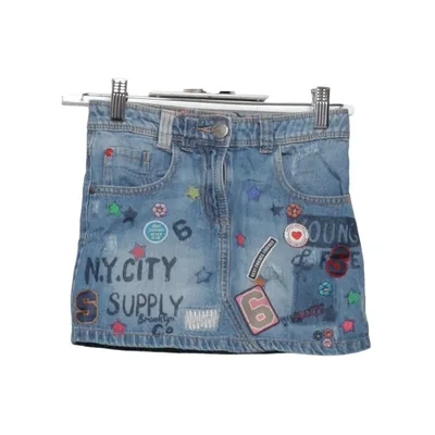 Spijkerrok (Blauw, Meerkleurig) van I Love Next Katoen