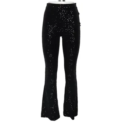 Broek (Zwart, Zilver) van Zara Elastaan, Polyester