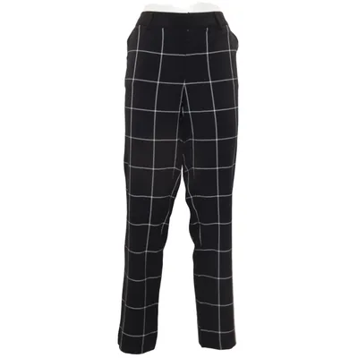 Suit pants (Black, White) from Sheego Trend Polyester, Viscose