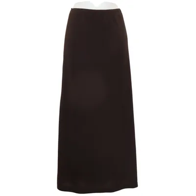 Jupe longue (Marron) de Sara Lindholm Polyester, Viscose