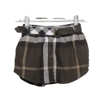 Jupe (Vert, Noir, Blanc) de Burberry Coton, Élasthane